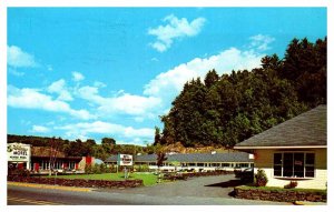 Postcard MOTEL SCENE St. Johnsbury Vermont VT AT4733