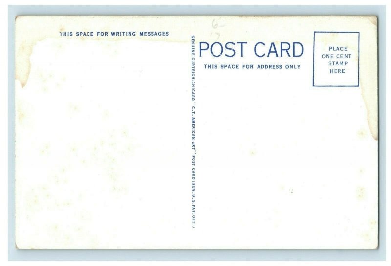 Vintage Iowa State School for the Deaf, Council Bluffs, Iowa Postcards P166 