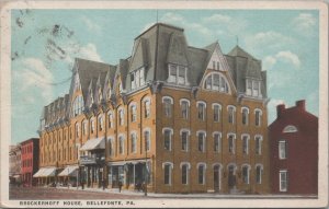 Postcard Brockerhoff House Bellefonte PA