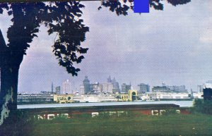 Circa 1940, Early Chrome of New Orleans, Paddlewheeler, Ferry Terminal Postcard