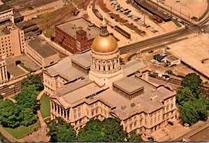 Georgia Atlanta Aerial View State Capitol Building