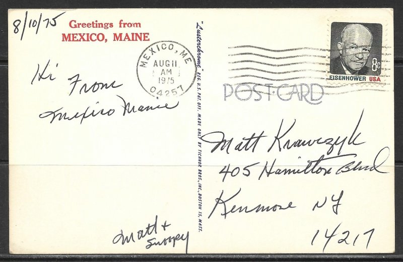 Maine, Mexico - Greetings From - [ME-174]
