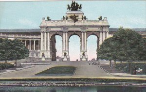 Belgium Brussels Arcade Monumentale du Cinquantenaire