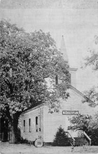 JACKSONVILLE, OR  Oregon       METHODIST CHURCH      Black & White Postcard