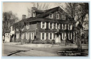 c1940's Amstel House Street View New Castle Delaware DE Vintage Postcard