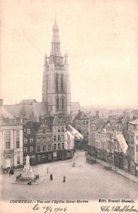 ab10013 - BELGIUM - Carte Postal Ancienne VINTAGE POSTCARD - Courtrai - 1903-