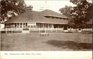 Commercial Club Sioux City IA c1910 Vintage Postcard H43