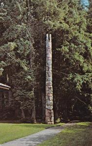 AK, Alaska  POTIATCH POLE~TOTEM POLE  Sitka National Historical Park   Postcard