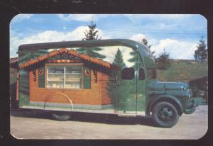 WILMOT OHIO ALPINE ALPA CHEESE CHALET MOBILE FOOD TRUCK VINTAGE POSTCARD