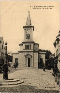 CPA Fontenay aux Roses Eglise St Pierre St Paul (1314398)