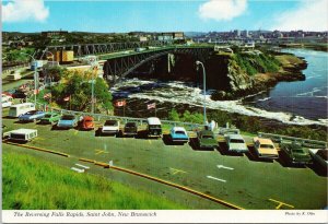 Saint John NB New Brunswick Reversing Falls Rapids Unused Postcard F59