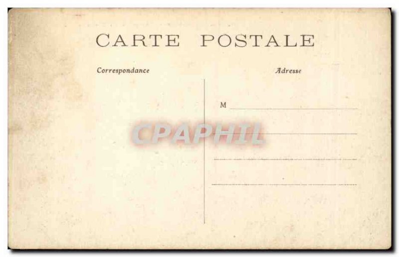 Postcard Old Paris Panorama taken Louvre Eiffel Tower