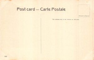 A997 India Poona 1908 River and Gardens vintage postcard