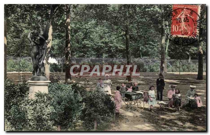 Old Postcard The Paris Ranelagh Children