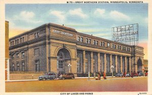 Great Northern station Minneapolis, Minnesota, USA Railroad, Misc. Unused 