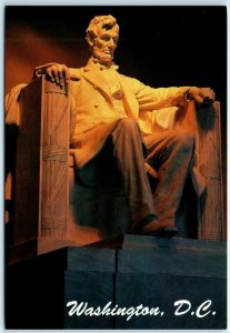 Postcard - Lincoln Statue, Lincoln Memorial - Washington, District of Columbia