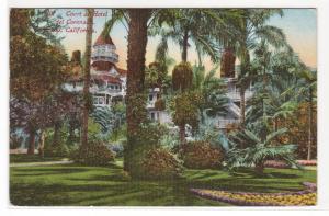 Courtyard Hotel del Coronado San Diego California 1910s postcard