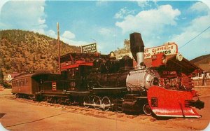 Idaho Springs Colorado Railroad Sanborn Old Smoke Cinders Postcard 20-10094