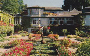 Canada Italian Gardens and Residence Butchart Gardens Victoria British Columbia
