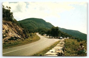 1950s SHENANDOAH NATIONAL PARK VIRGINIA STONY MAN MOUNTAIN POSTCARD P3351