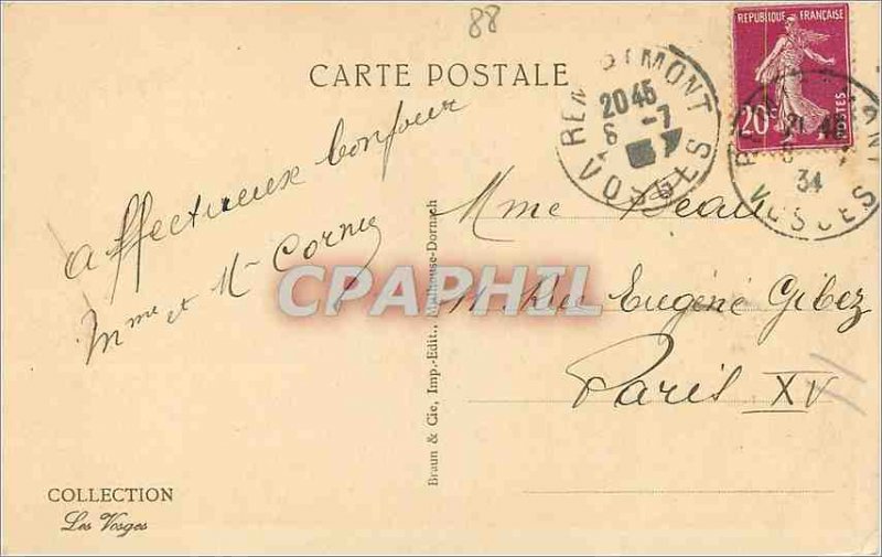 Old Postcard Plombieres Sous Bois