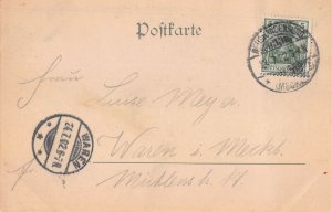 NEUBRANDENBURG GERMANY~STARGARDER THOR-INNEN SEITE~1902 P CHRISTIANSEN POSTCARD