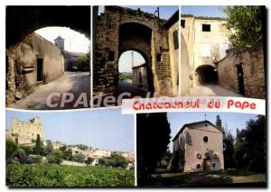 Postcard Modern Chateauneuf du Pape Old Old Street door