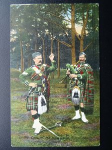 Scotland THE CHILLIE CALLUM The Scottish Sword Dance - Old Postcard by Valentine