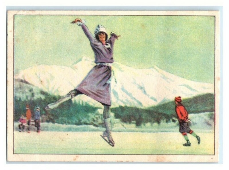 Figure Skating, Ice Dancing Sport II Echte Wagner German Trade Card *VT31B