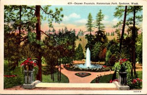 Washington Spokane Natatorium Park Geyser Fountain