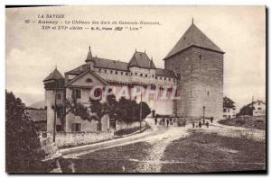 Old Postcard Chateau des Ducs de Nemours Annecy Genevois