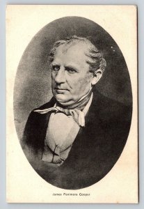 James Fenimore Cooper Portrait Postcard Rochester News Comp. Unposted c1910