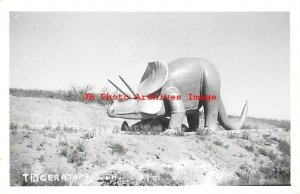 SD, Rapid City, South Dakota, Dinosaur Park, Triceratops, Roadside, Photo