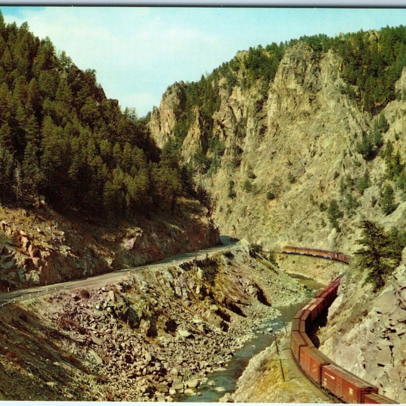 c1960s Hot Sulphur Springs / Kremmling, CO Byers Canyon Railway Train Cars A317