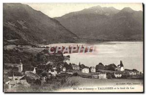 Old Postcard Lac d & # 39Annecy Talloires And The Fond Du Lac