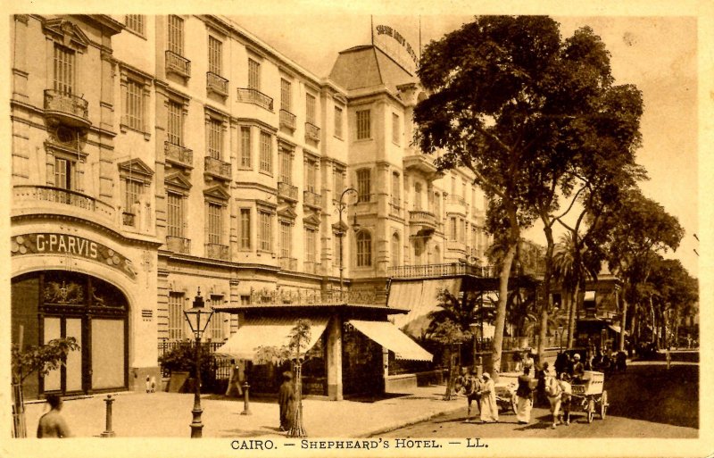 Egypt - Cairo. Shepheard's Hotel