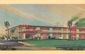 Fresno California Manchester 41 Motel Vintage Postcard AA40416