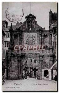 Old Postcard Vannes Porte Saint Vincent