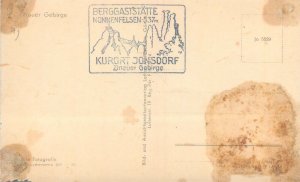 Postcard Germany Gondelfahrt Kurort Jonsdorf Nonnenfelsen monch