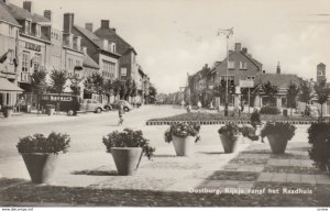 RP: OOSTBURG , Sluis , Zeeland , Netherlands , 1967 ; Kijkje vanaf het Raadhuis