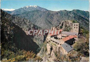 Postcard Modern Surroundings of Vernet les Bains Abbey of St Martin of Canigo...