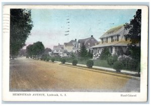 1942 Hempstead Avenue Lynbrook Long Island New York NY Hand Colored Postcard