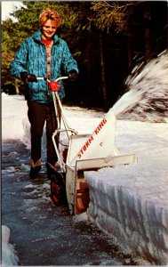 Advertising Postcard Storm King Snow Shovel