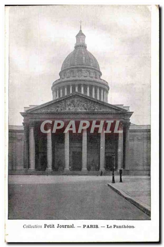 Paris Old Postcard The Pantheon