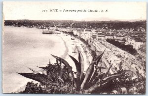 M-51252 Panorama Pris du Chateau Nice France