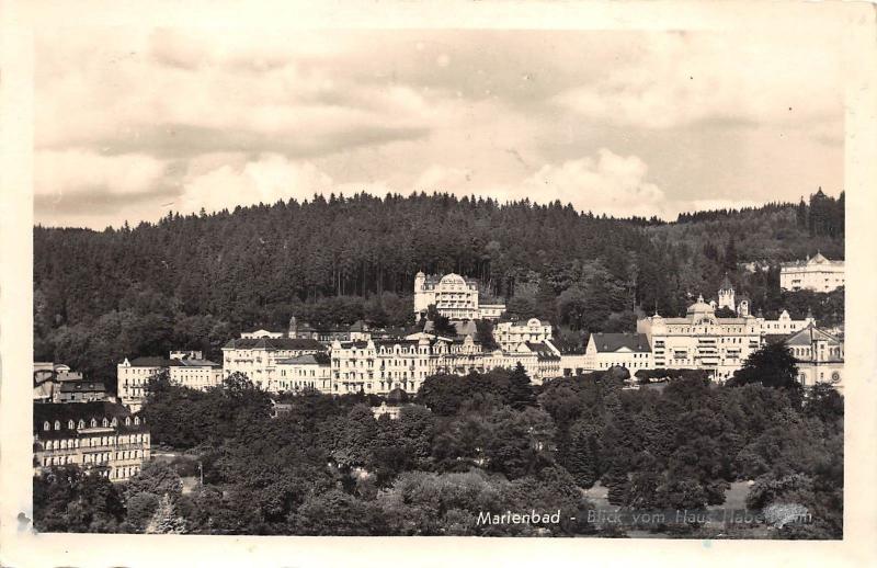 BT2417 blick vom haus habe marienbad marianske lazne   czech republic