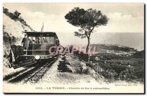 La Turbie - Chemin de Fer cremaillere - Old Postcard