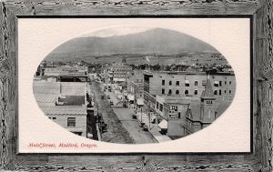 Main Street Aerial View Medford Oregon 1914 postcard