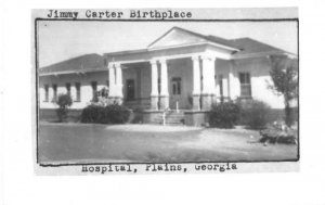 Plains Georgia Hospital Jimmy Carter Birthplace Real Photo Postcard JF685861