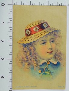 1879 L. L Levy Fancy Goods Real & Imitation Hair Goods Lovely Girl Curls P67